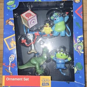 Disney Toy Story Ornament Set - Blue, Green, Red